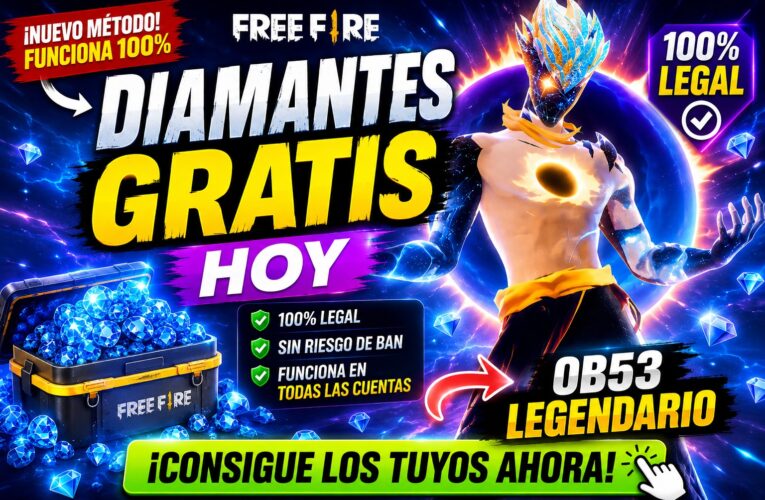 💎 Diamantes Gratis Hoy – Método Legal y Seguro para Jugadores de Free Fire
