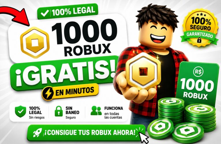 Consigue Robux Gratis de Forma Legal y Segura – Disponible por Tiempo Limitado 🎮💰