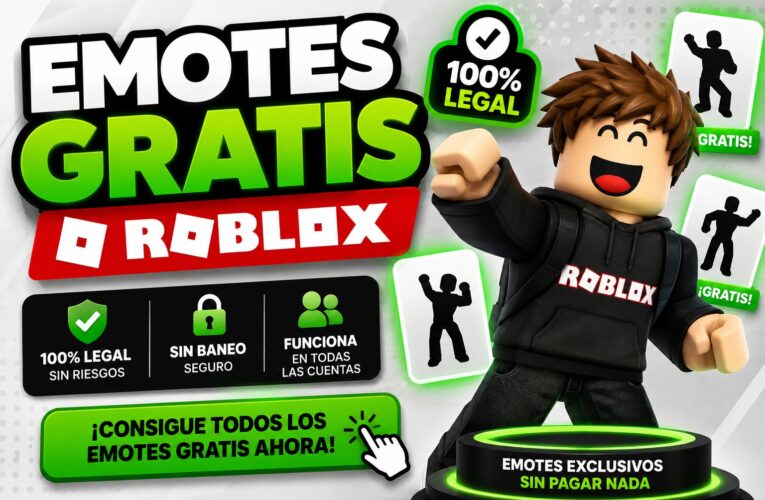 🎭 Emotes Gratis en Roblox – Métodos Legales y Seguros para Conseguir Nuevos Emotes